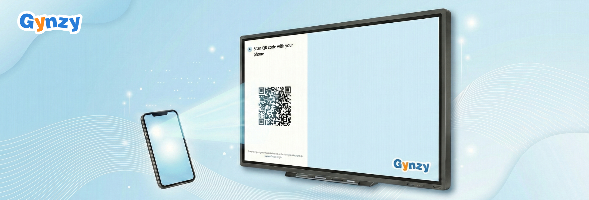 QR code login: helping teachers start faster on your displays | Gynzy news